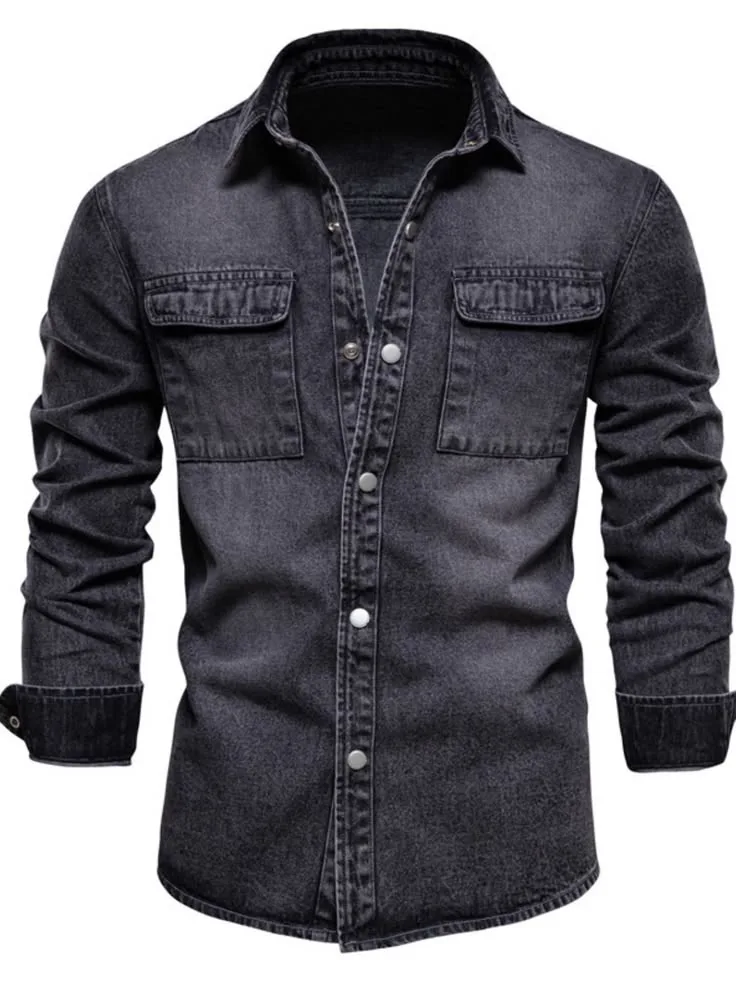 Men's Premium Denim Jackets – Classic Trucker & Distressed Styles - Image 6